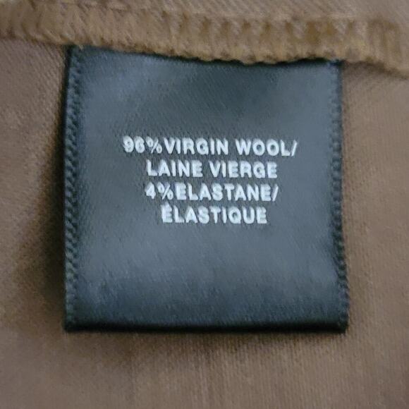 Lafayette 148 New York Brown Irving Wool Trouser, 10,  Classic,  Professional - Picture 10 of 11